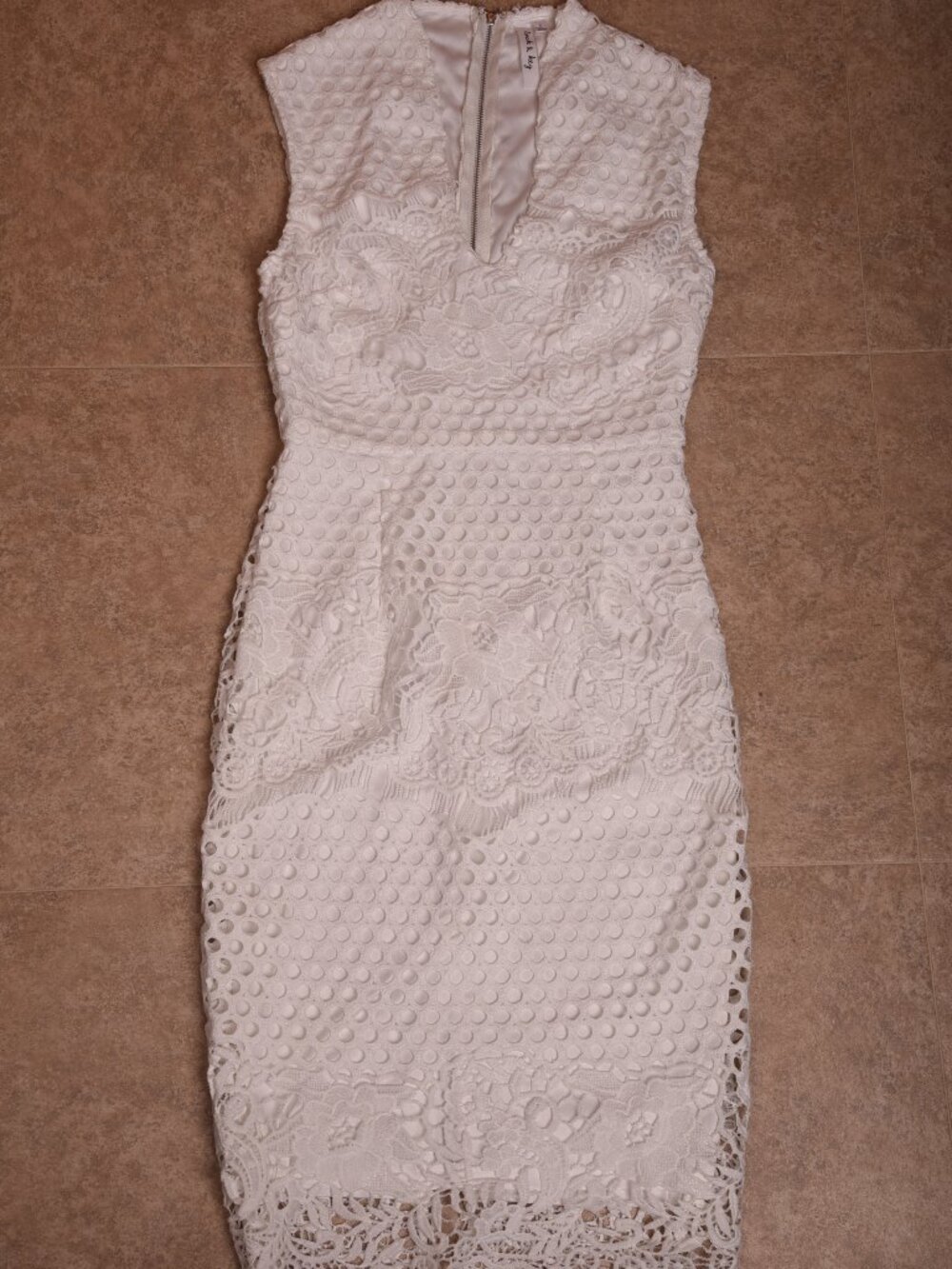 White Sleeveless Midi Dress